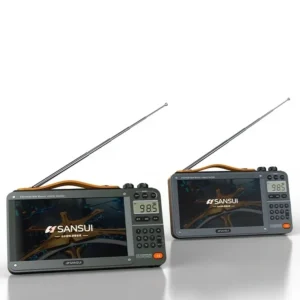 rechargeable retro radio with wireless Bluetooth speaker and outdoor video player