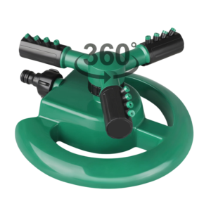 Sahel sprinkler for even watering of your garden. 360-degree watering for complete lawn coverage