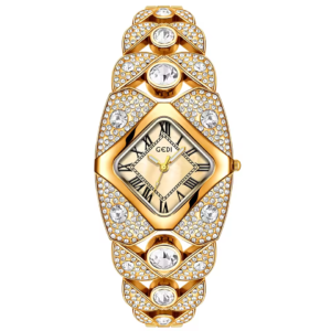 Women Watch Light Luxury Brand Diamond Inlaid Bracelet Watches Waterproof Ladies Fashion Quartz Clock Wristwatch Gift